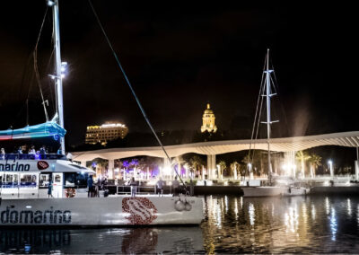 Catamarán a Vela al Atardecer con DJ en Directo y Bebida en Málaga | TITOTRAVEL