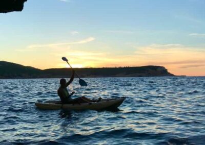 Paseo en Kayak al atardecer Ibiza | TITOTRAVEL