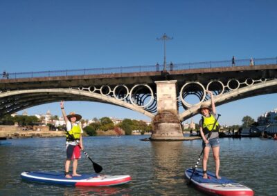 Excursión diurna Standup Paddleboarding Sevilla | TITOTRAVEL | paddle surf Sevilla