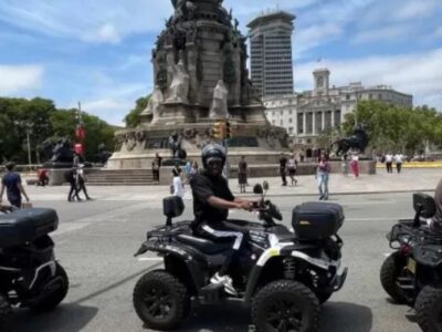 Paseo en quad biplaza por la Rambla Barcelona | TITOTRAVEL