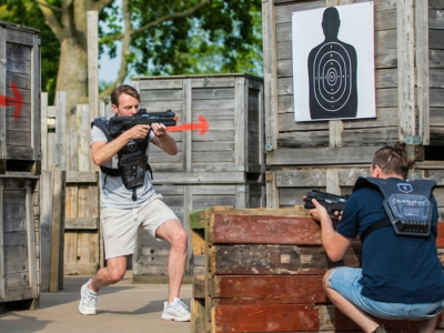 Laser Tag en Ámsterdam Batalla en Arena Outdoor en UP Events