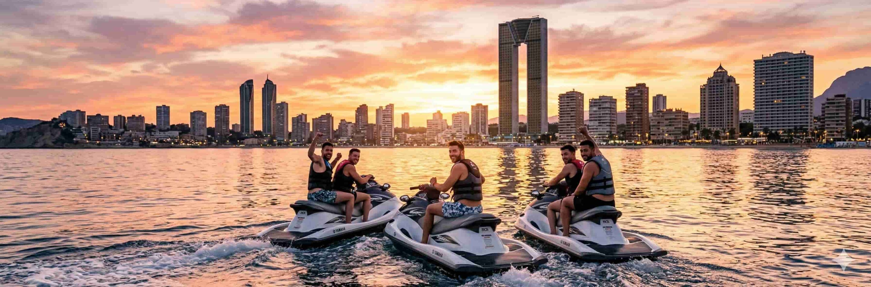 Despedida de soltero en Benidorm con motos de agua y fiesta - TiToTravel.