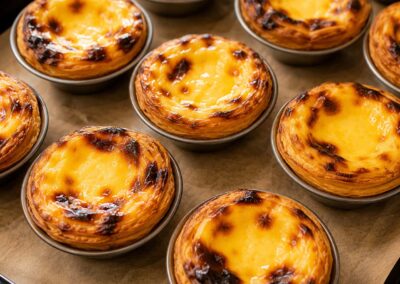 Pasteles de nata recién horneados en Oporto con TiToTravel